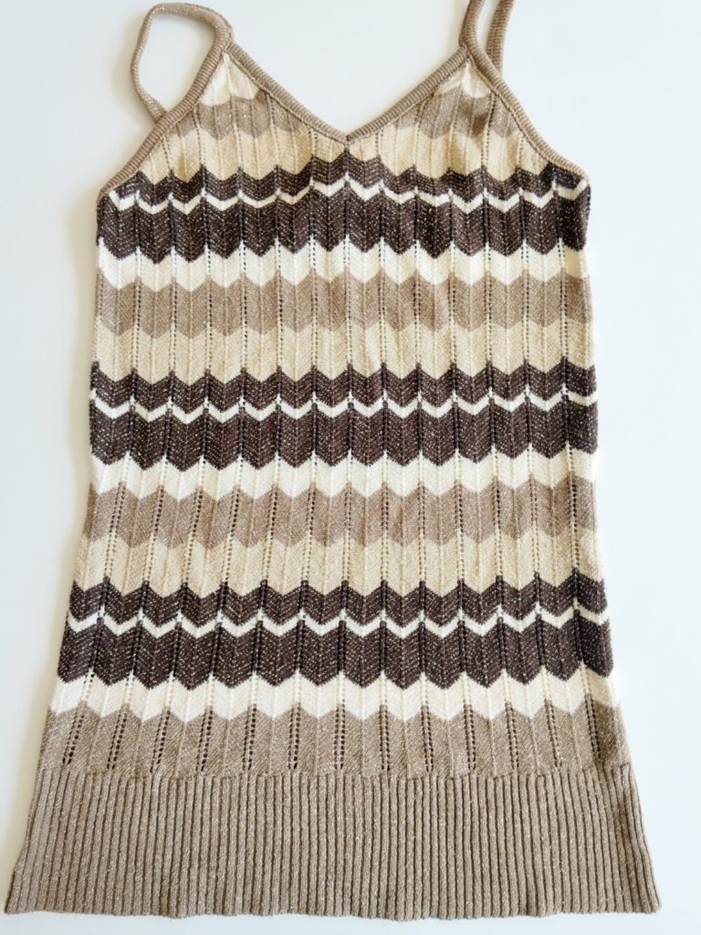 Y2k boho top knit by no boundaries size large 2000s vintage bohochic